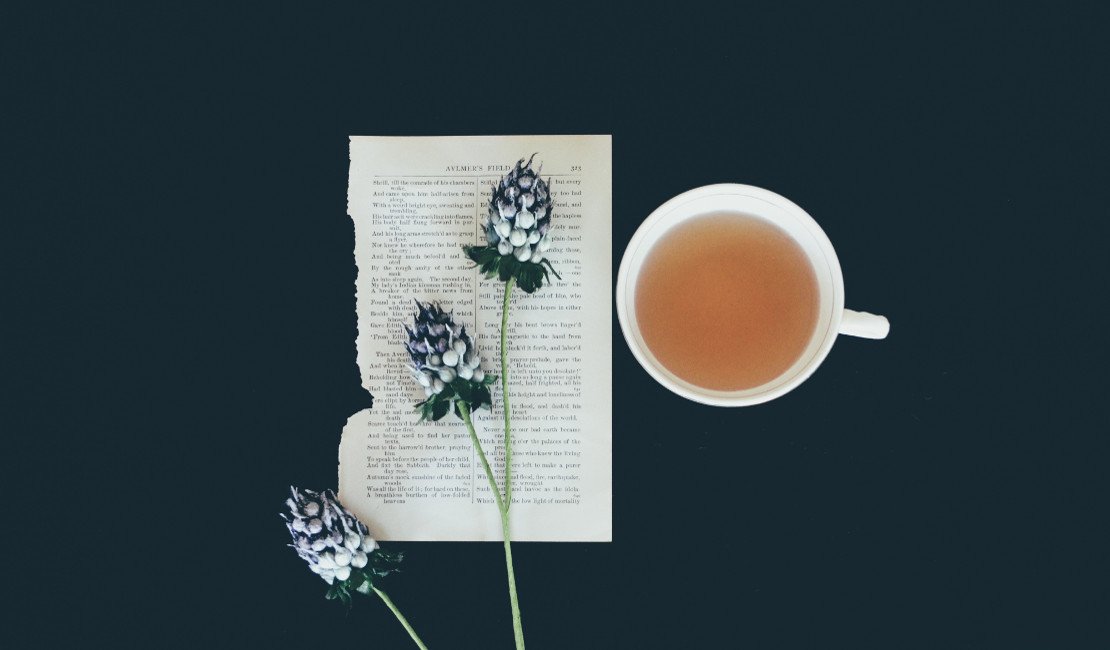 Drink a relaxing cup of lavender tea before bed.