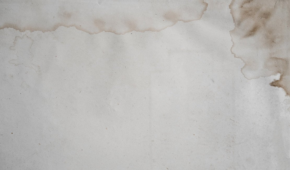 Stains on a white cloth