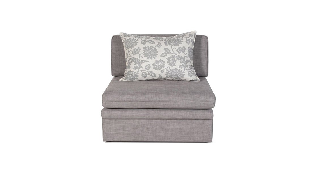 The Astrid Single Sleeper Couch in grey.